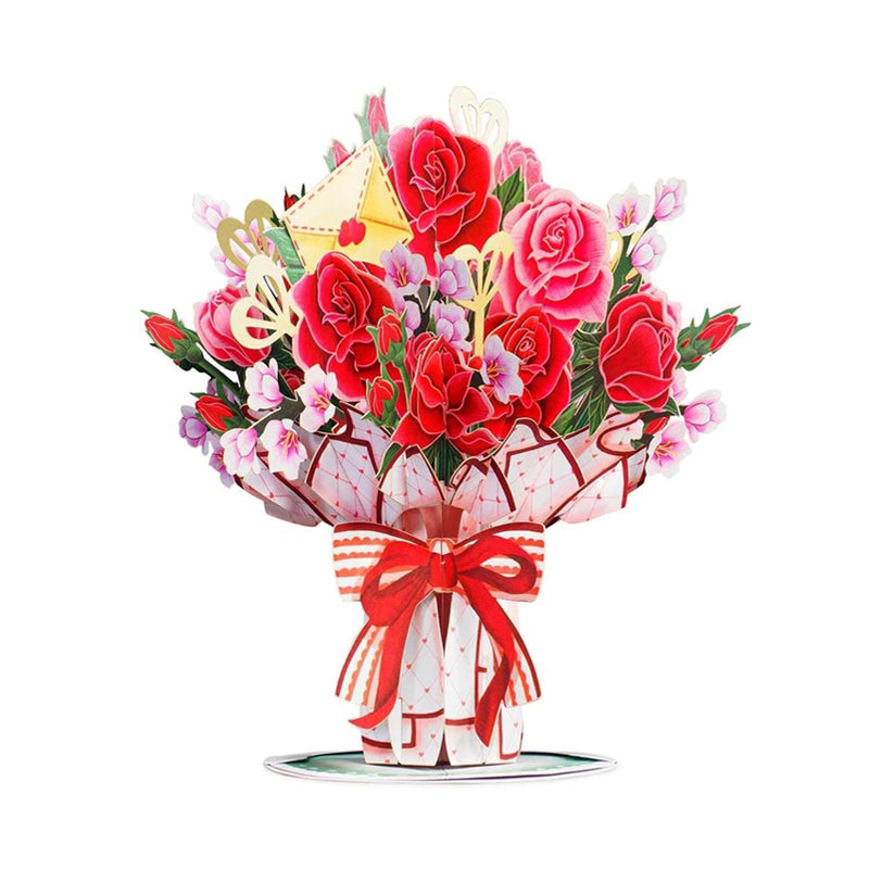 Forever-Blooming 3D Flower Pop-Up Card