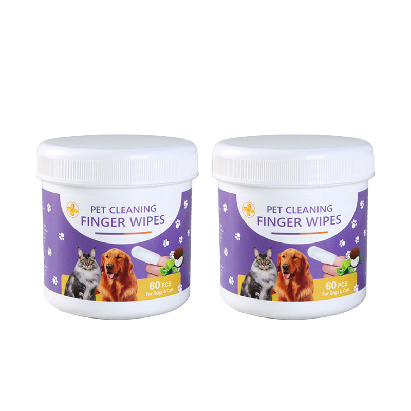 Pet Cleaning Finger Wipes