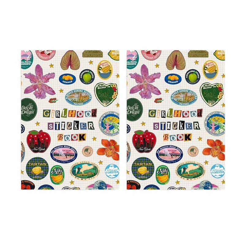 Vintage Sticker Book
