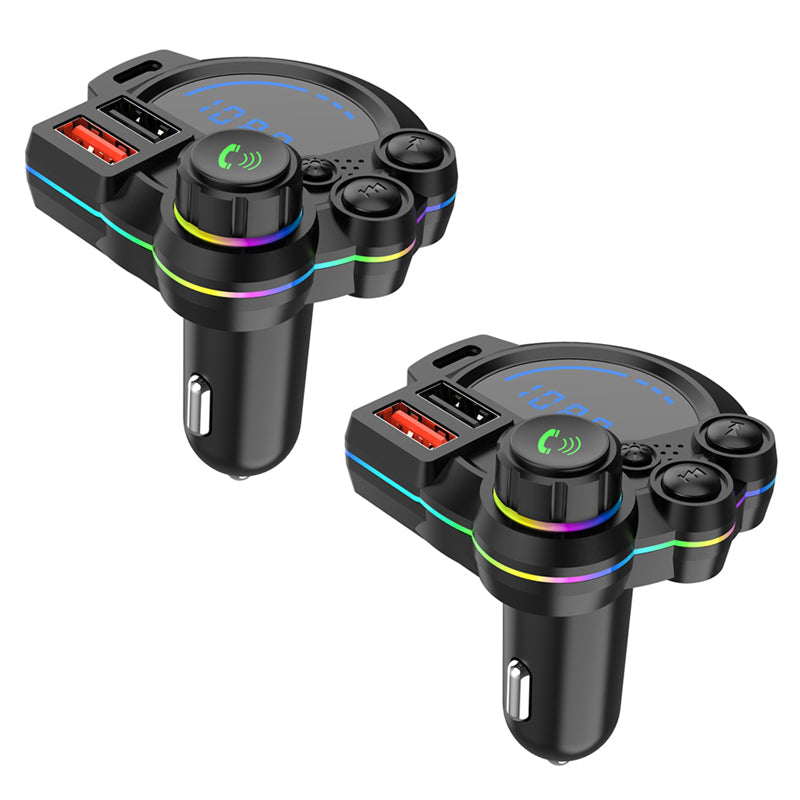 Bluetooth Car Charger with FM Transmitter