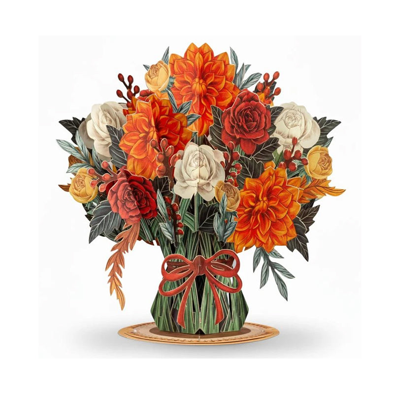 Forever-Blooming 3D Flower Pop-Up Card