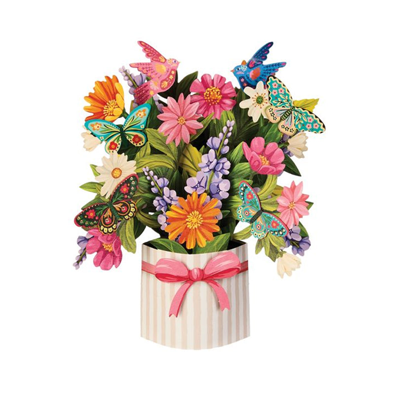 Forever-Blooming 3D Flower Pop-Up Card
