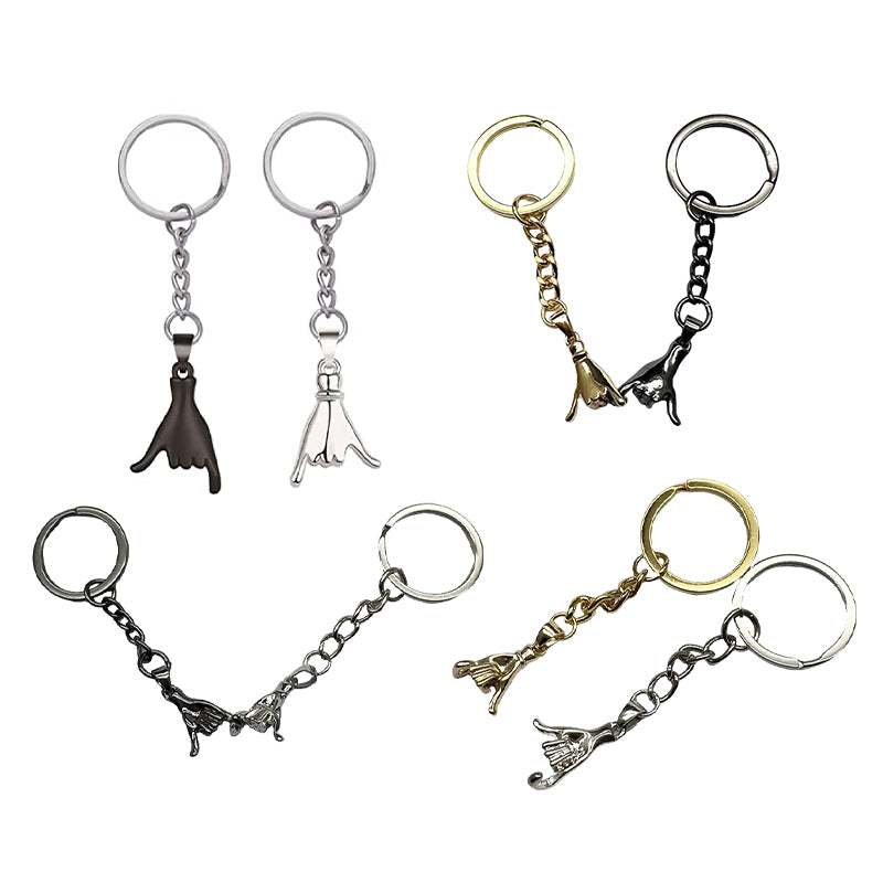 Pinky Promise Couple Keychain