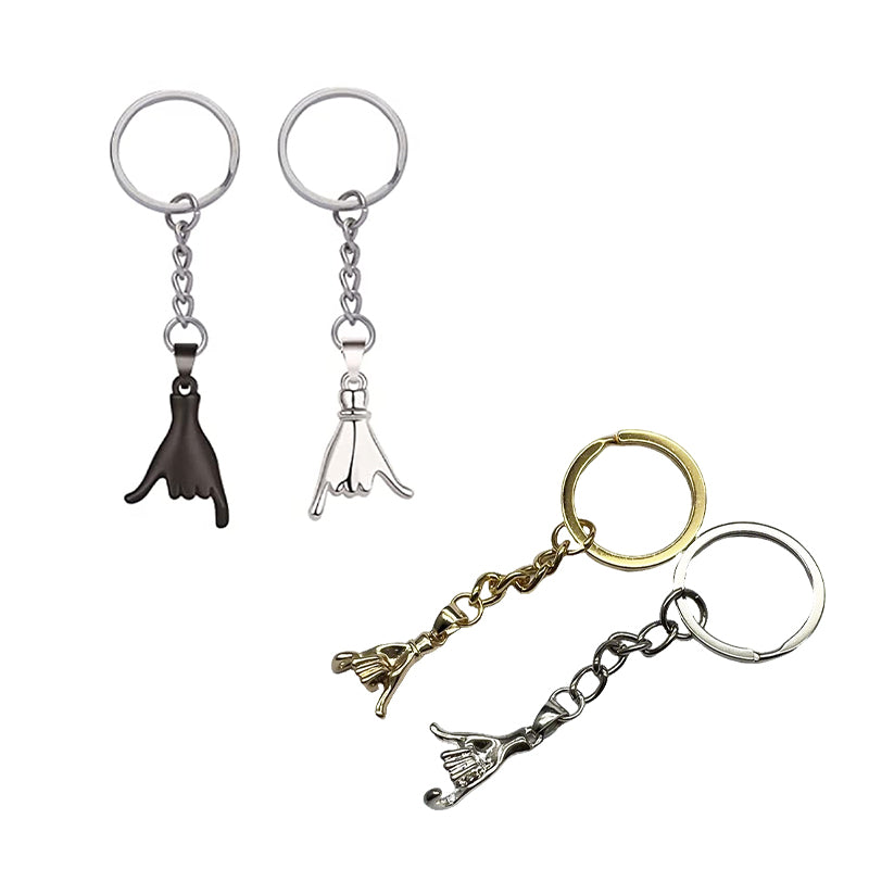 Pinky Promise Couple Keychain