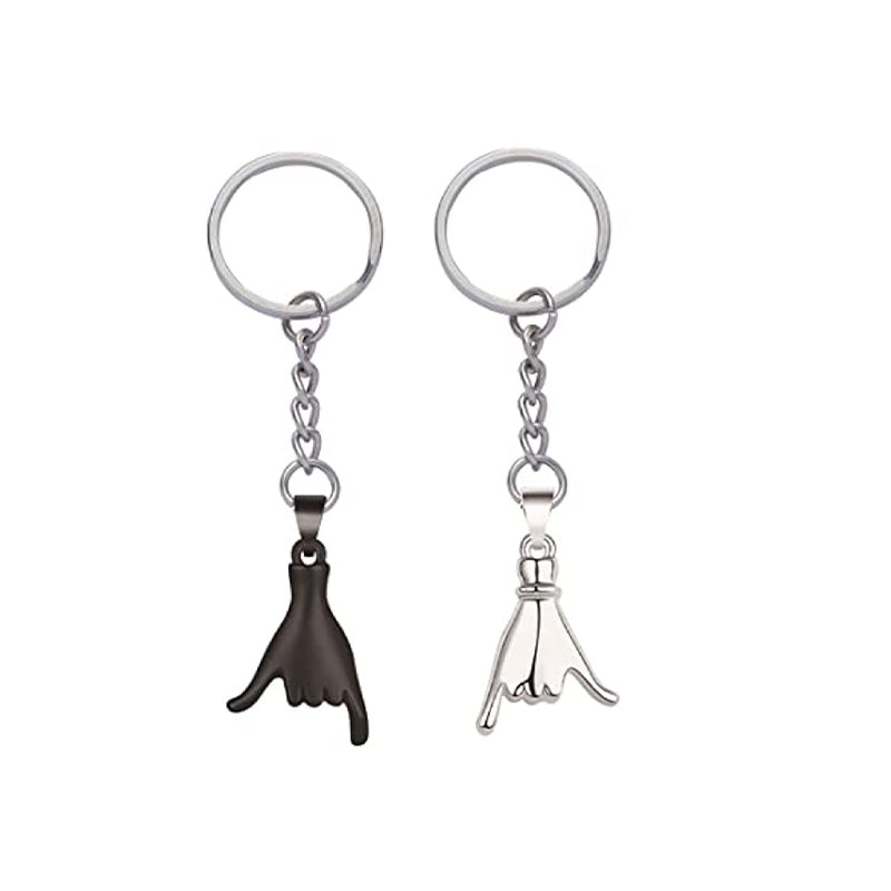 Pinky Promise Couple Keychain