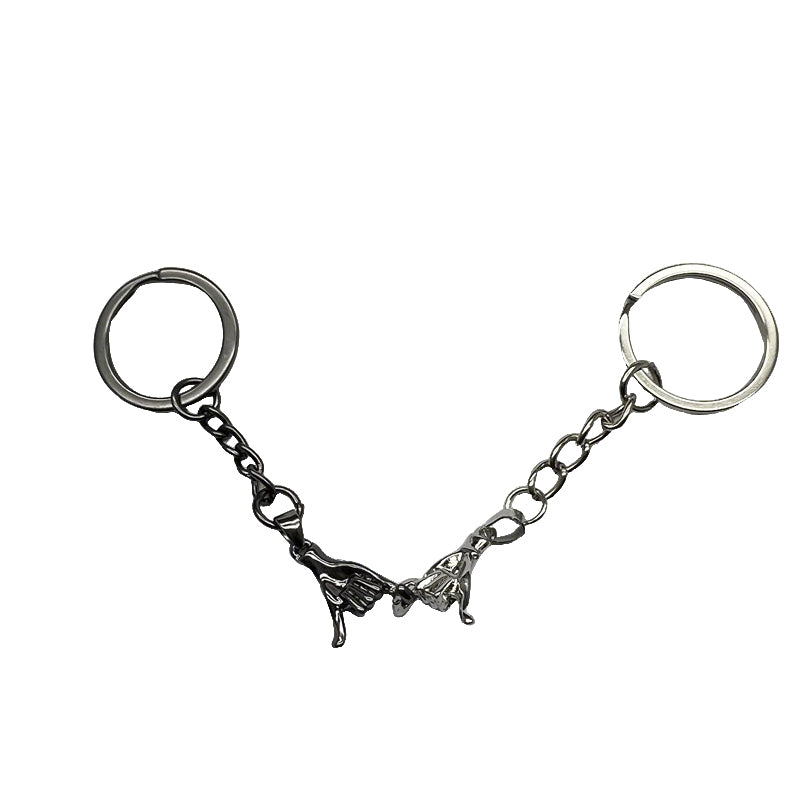 Pinky Promise Couple Keychain