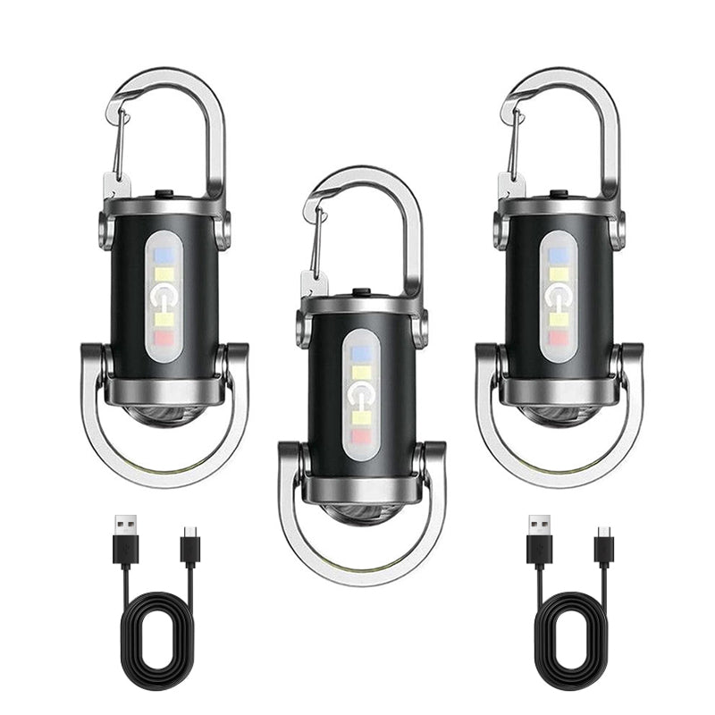 Rechargeable Mini Flashlight Keychain