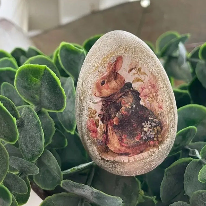 Vintage Rabbit Easter Eggs