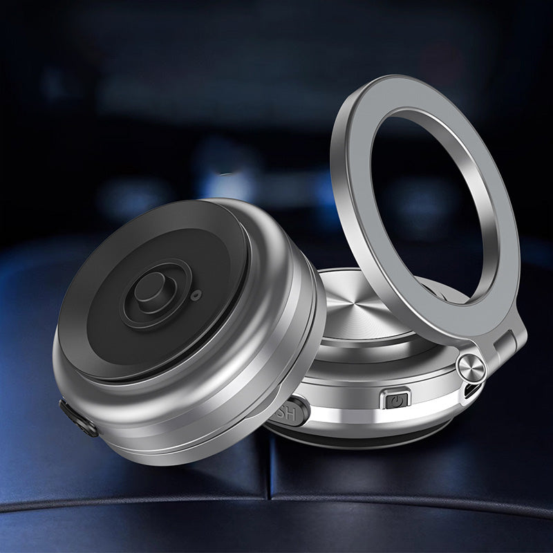 360° Rotating Electric Vacuum Magnetic Car Phone Mount