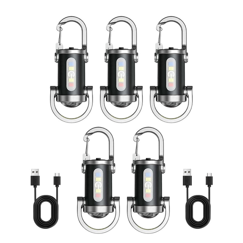 Rechargeable Mini Flashlight Keychain