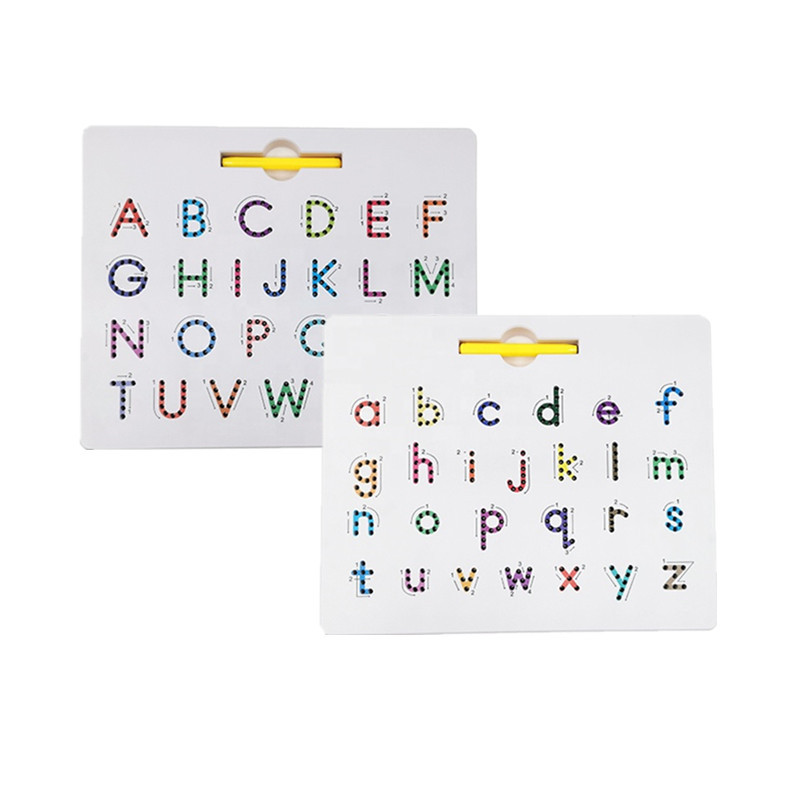 2-i-1 dubbelsidig Magnetic Alphabet Edition