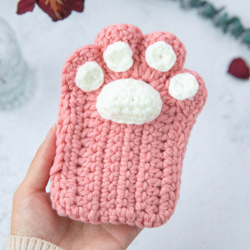 Half Finger Cat Paw Gloves