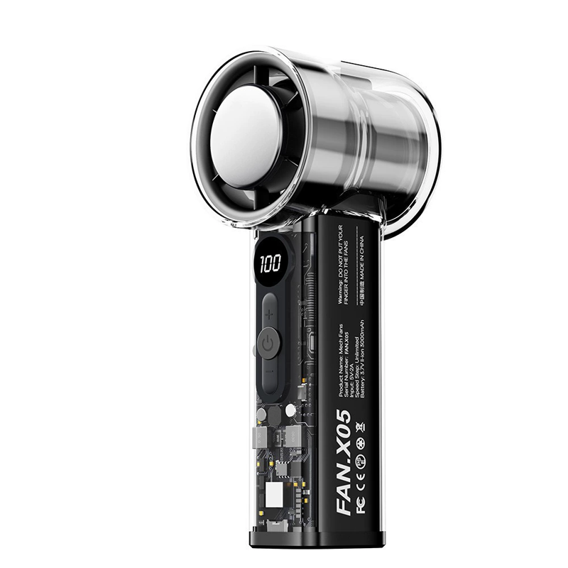 Transparent Mecha USB Turbo Fan with Semiconductor Cooling