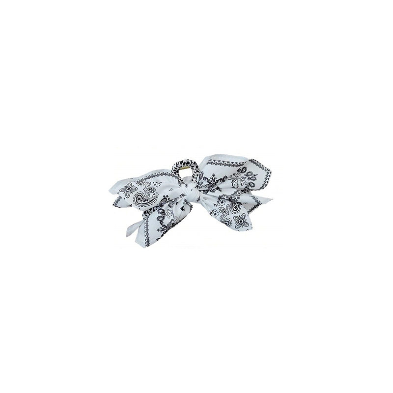 Double-Sided Paisley Bow Hair Claw