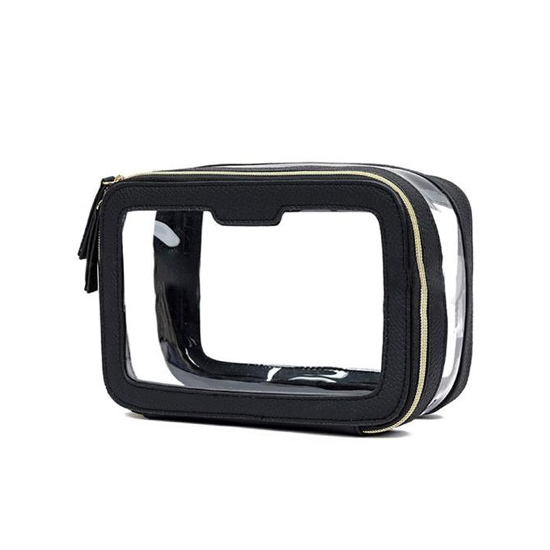 Clear Travel Makeup Bag – Waterproof TPU Cosmetic Organizer for Women