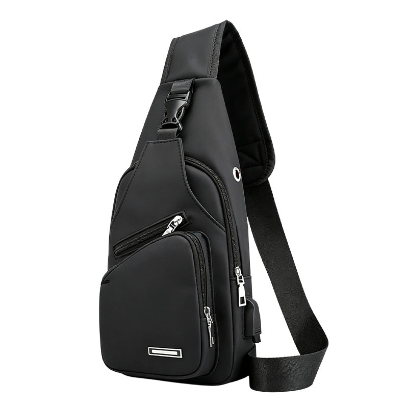 Men's Waterproof Oxford Sling Chest Bag