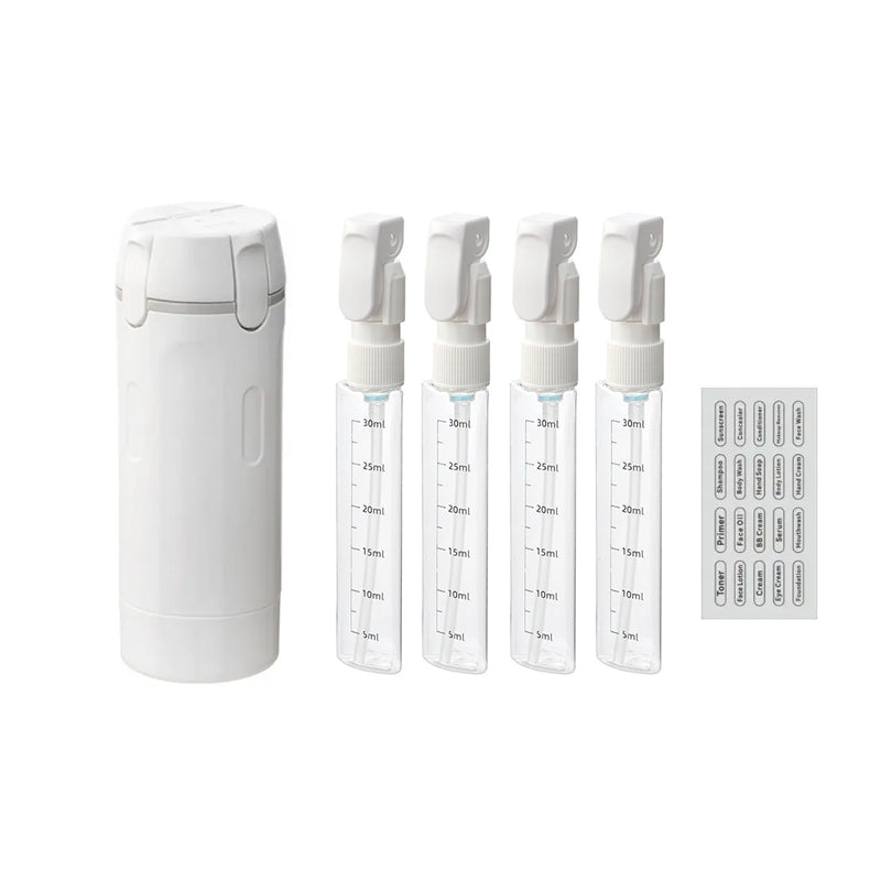 4-in-1 Leakproof Rotatable Travel Dispenser Set