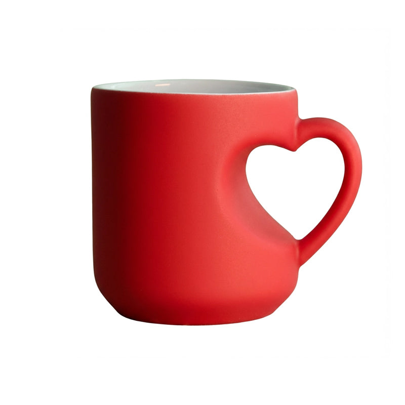 Heart-shaped Color-changing Ceramic Mug
