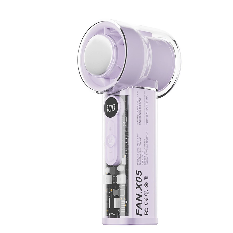 Transparent Mecha USB Turbo Fan with Semiconductor Cooling