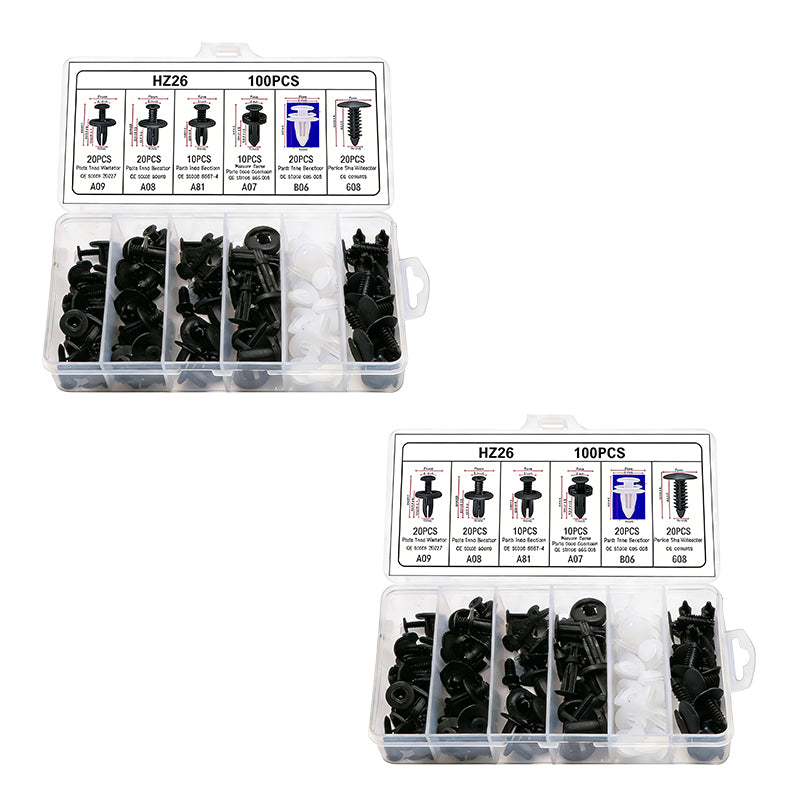 Car Bumper Retainer Clips Set