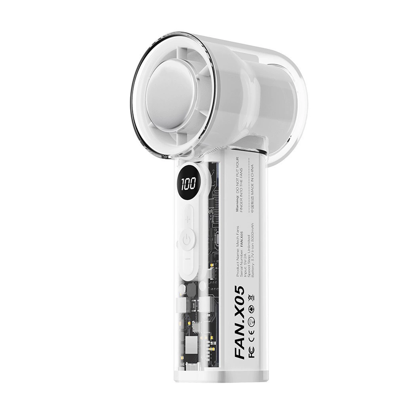 Transparent Mecha USB Turbo Fan with Semiconductor Cooling