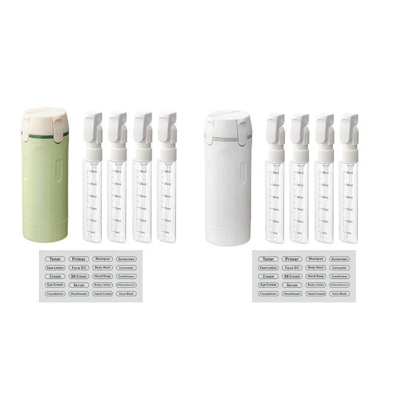 4-in-1 Leakproof Rotatable Travel Dispenser Set