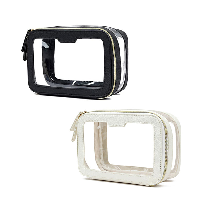 Clear Travel Makeup Bag – Waterproof TPU Cosmetic Organizer for Women