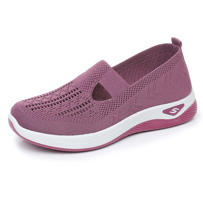 Women's Lightweight Breathable Mesh Slip-On Sneakers