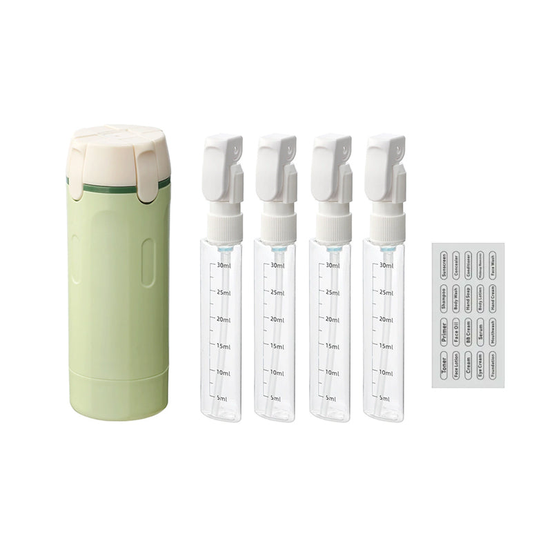 4-in-1 Leakproof Rotatable Travel Dispenser Set