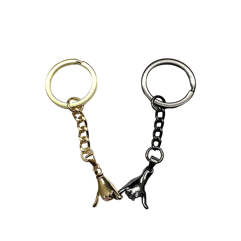 Pinky Promise Couple Keychain