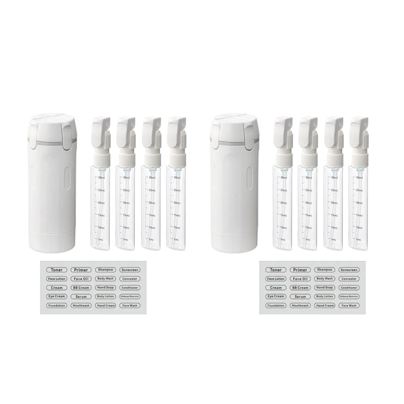 4-in-1 Leakproof Rotatable Travel Dispenser Set