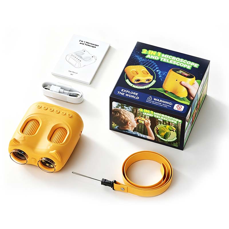 Kids 2-in-1 Digital Microscope & Telescope