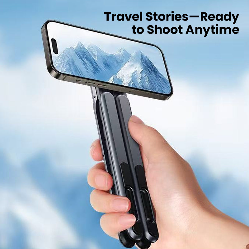 Multi-Function Magnetic Aluminum Foldable Laptop, Tablet & Phone Stand