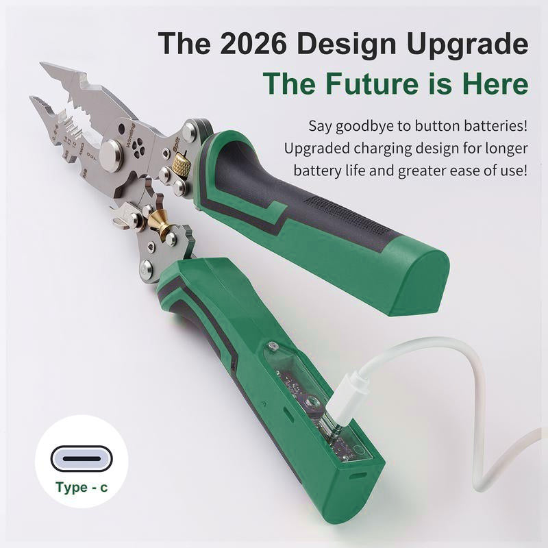 16-in-1 Folding Electric Tester Wire Stripper