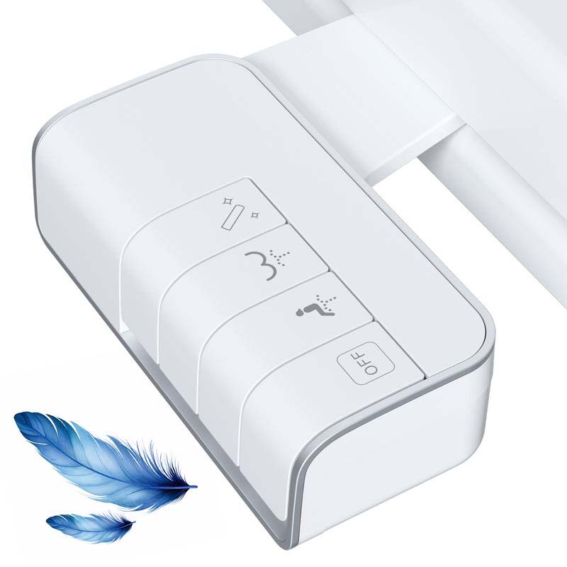 Compact Non-Electric Bidet Attachment with Foldable Nozzle