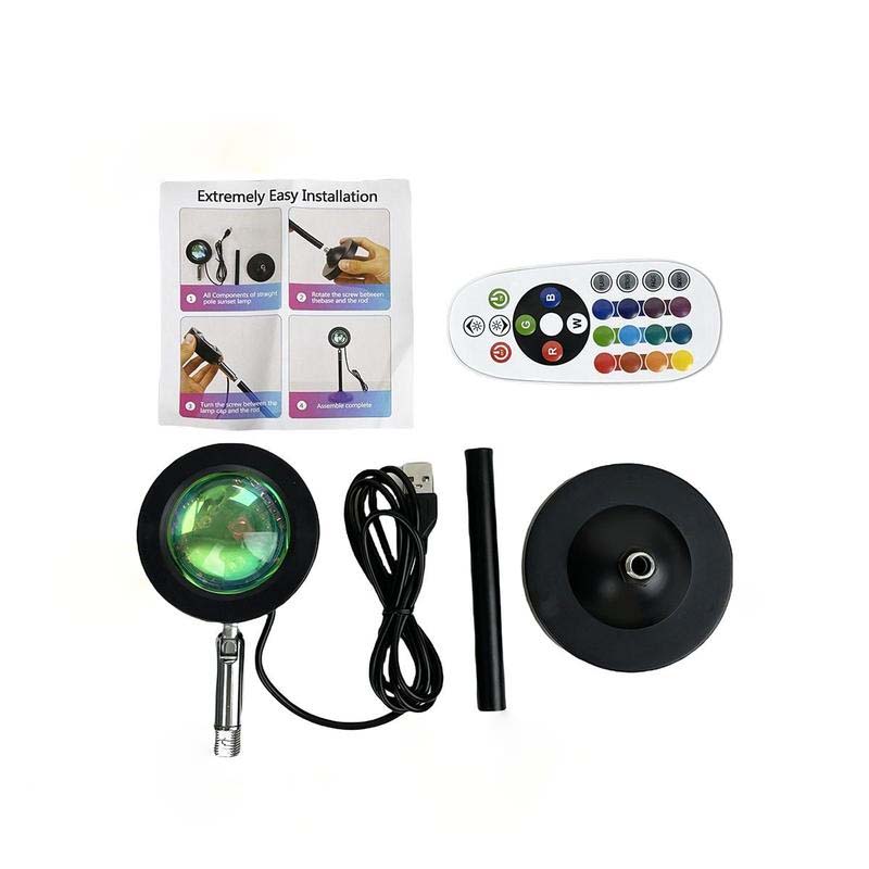 RGB solnedgångsprojektionslampa
