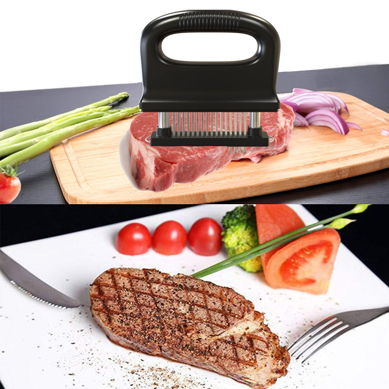 Kötttenderiser med 48 rostfria stålblad