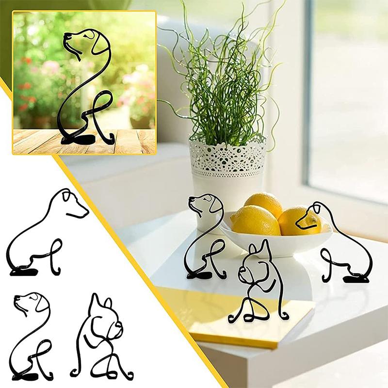 Hund minimalistisk konstskulptur