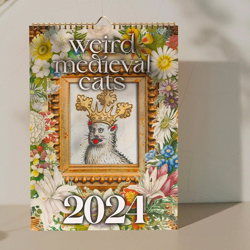 Konstiga Medeltida Katter Kalender 2024