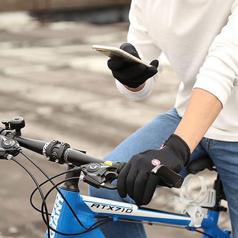 【Vinterförsäljning】 Varma termiska handskar Cykling Löpning Körhandskar