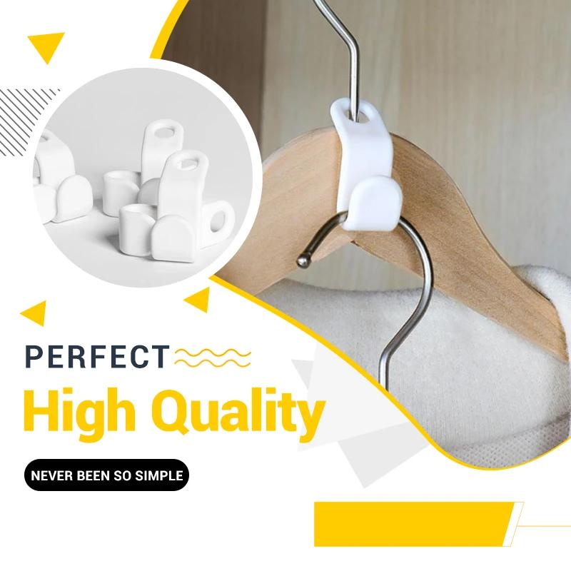 200 PCS - Clothes Hanger Connector Hooks