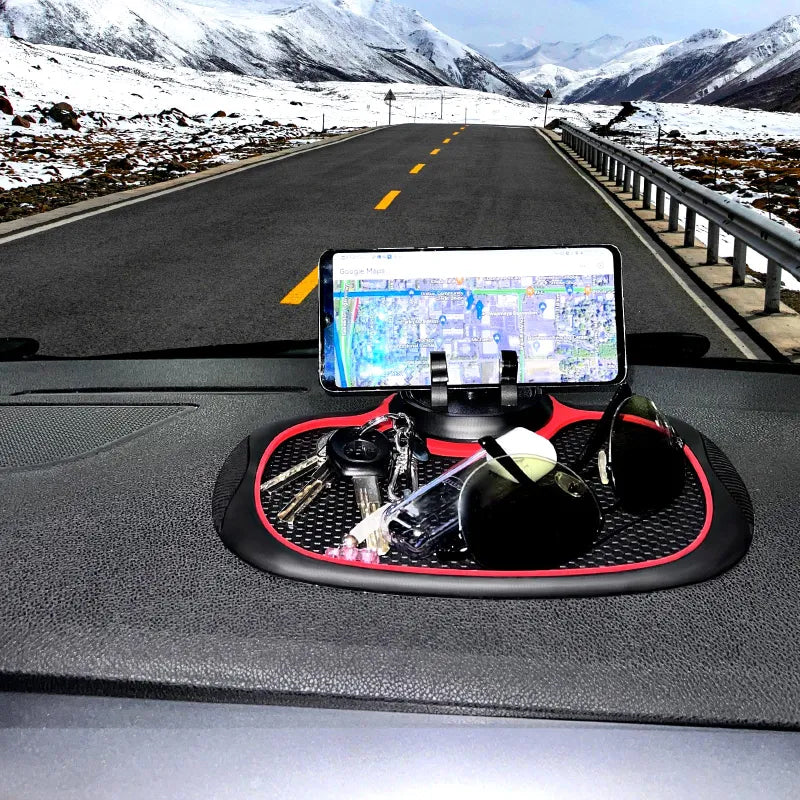 Multifunktionsbil Antisladdmatta Biltelefonhållare
